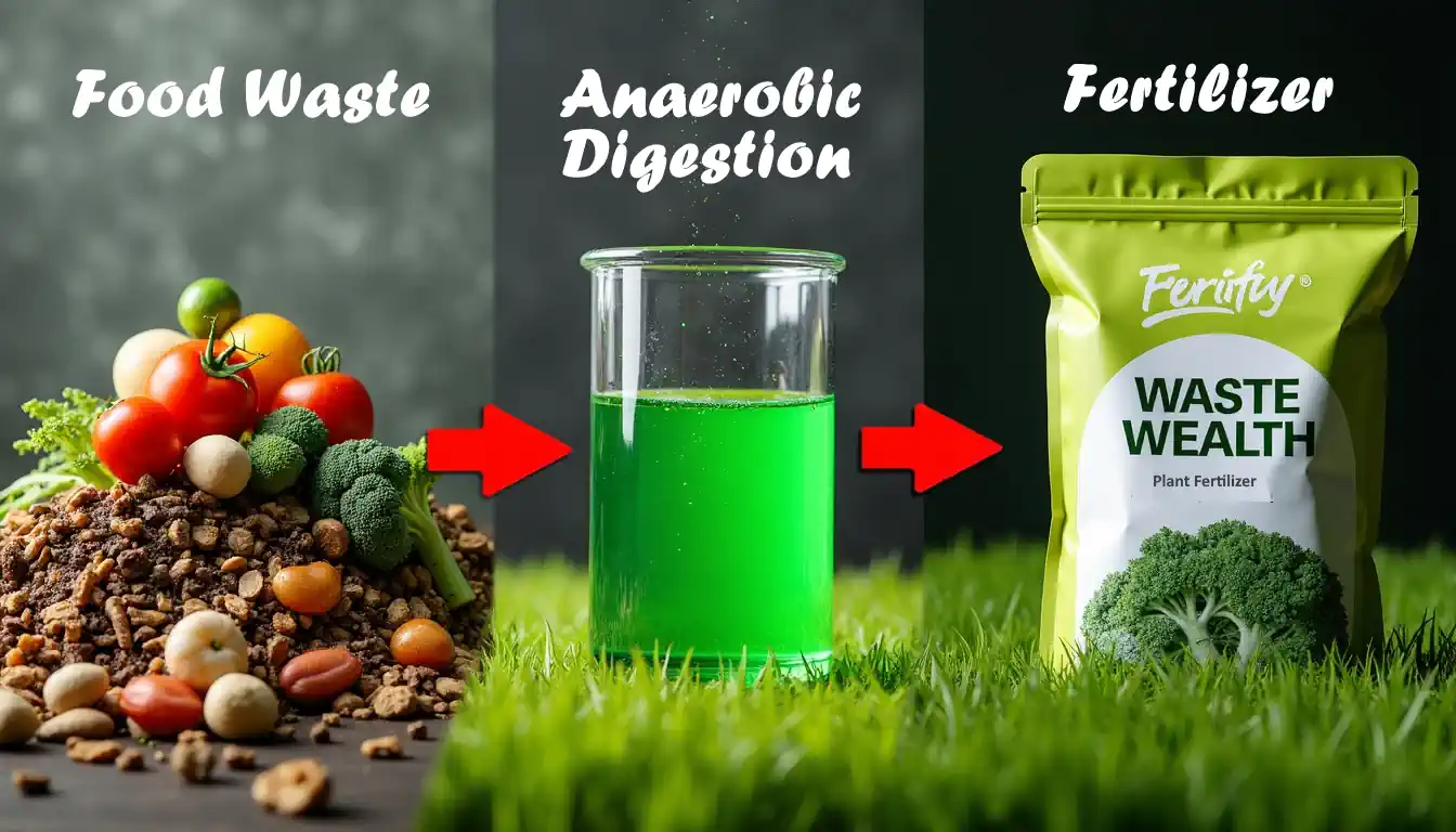Food Waste to anaerobic digestion to fertiliser image Anaerobic digestion New Zealand. Food Waste to anaerobic digestion to fertiliser image Anaerobic digestion New Zealand.