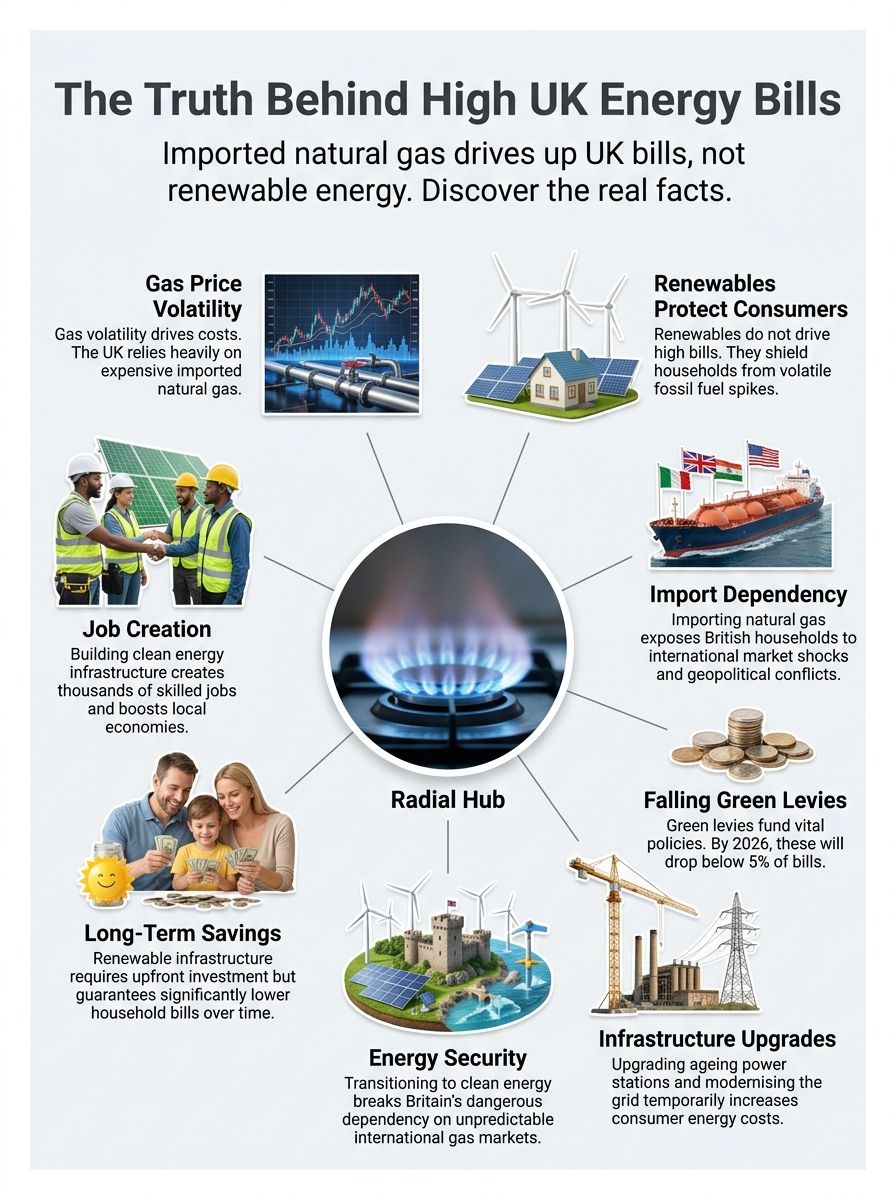 Why Are UK Energy Bills So High? The Truth About Renewables And Fossil Fuel Costs