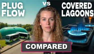 Plug flow vs covered lagoon biogas digesters - text in image.
