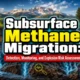 Thumbnail image text: Subsurface Methane Migration - article image.